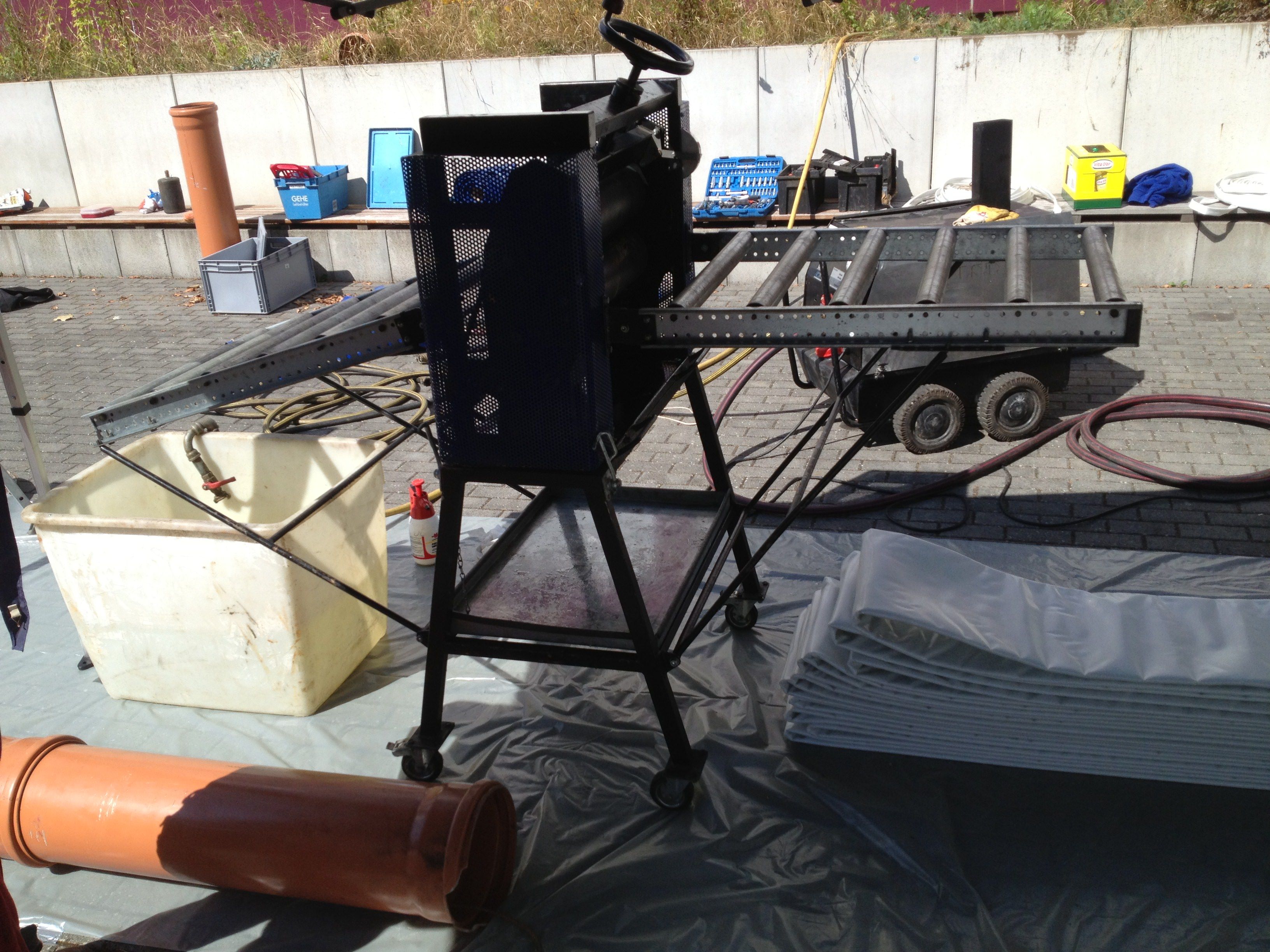 Austausch und Sanierung einer Abwasseranlage